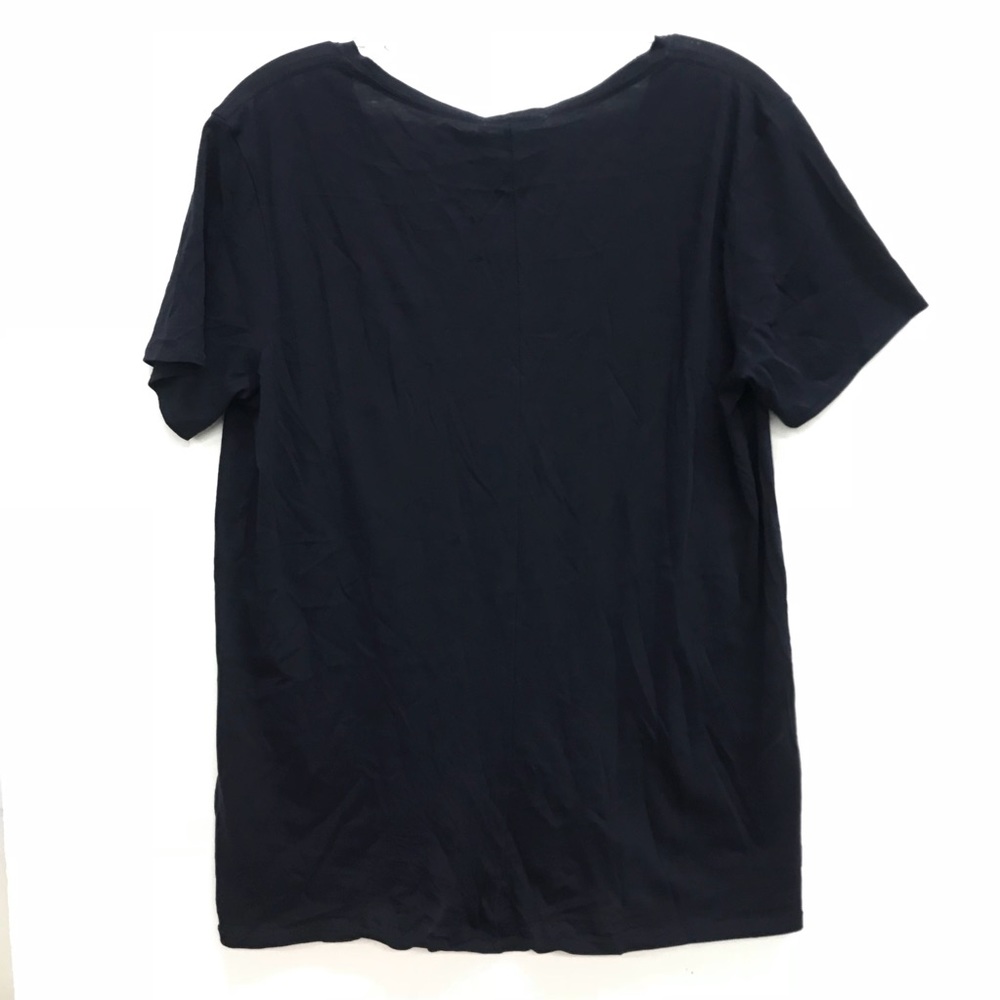 New Rag & Bone Navy V-Neck Tee - Picture 2 of 2